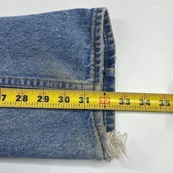 Vintage Levi's 540 Straight Leg Jeans 36x32 USA Leather Tab - Picture 12 of 14